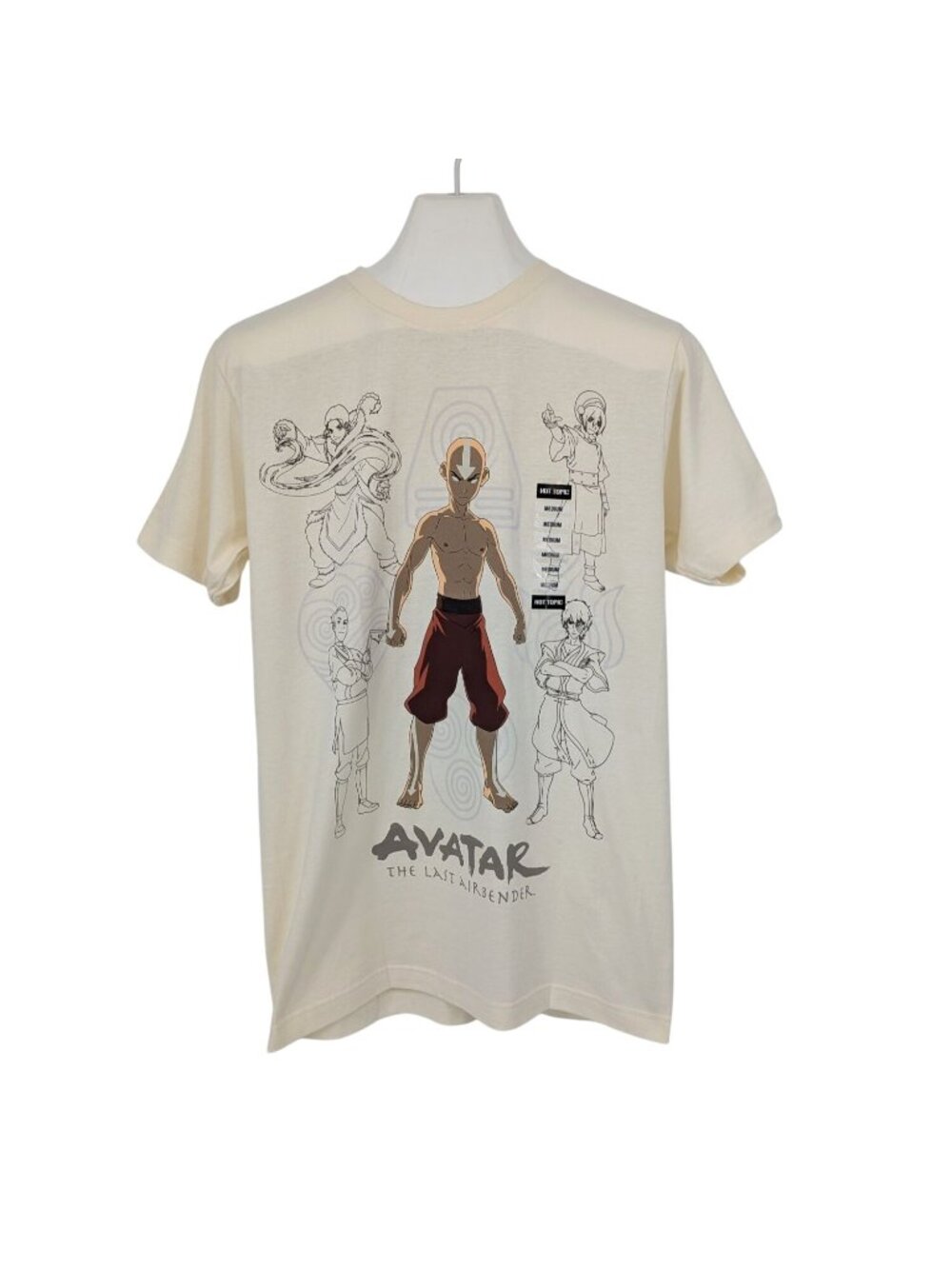 Avatar The Last Airbender Aang Graphic T Shirt Anime Cartoon Neutral Y2K Medium